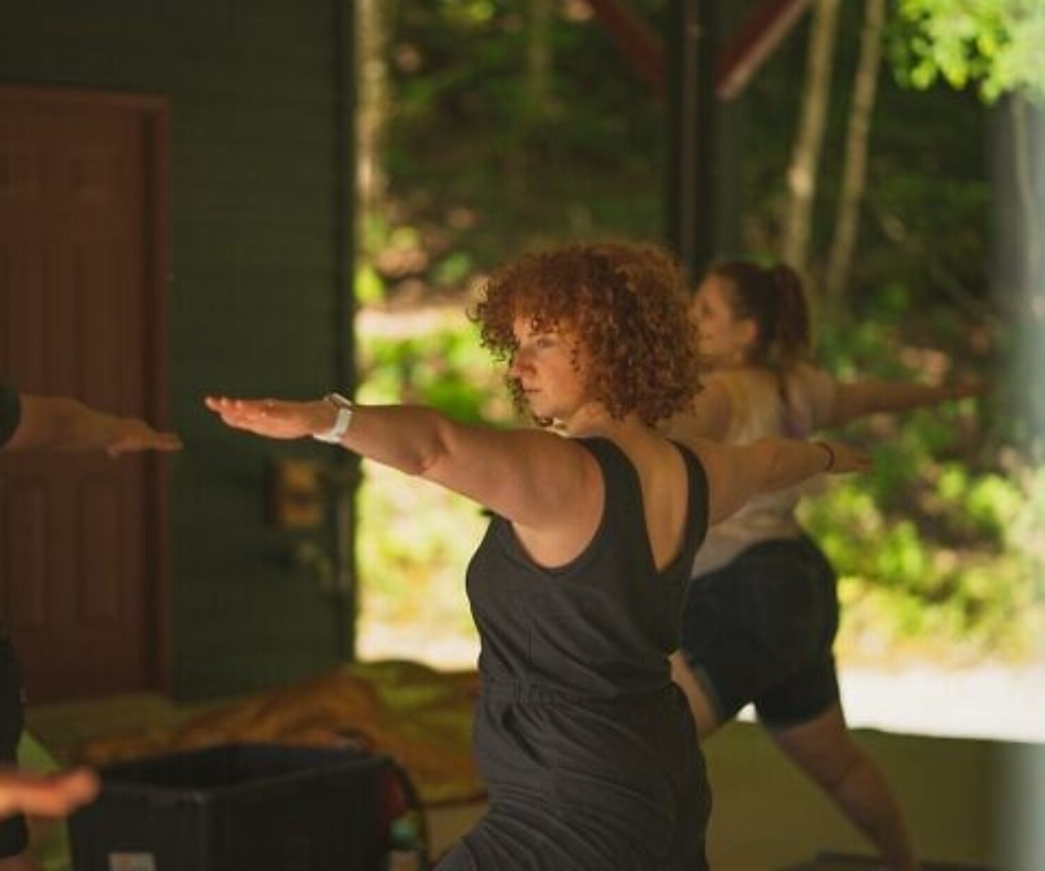 Many millennials are interested in yoga, so the camp made sure it was offered as part of the programming schedule // Photo Credit: Jason Belsky