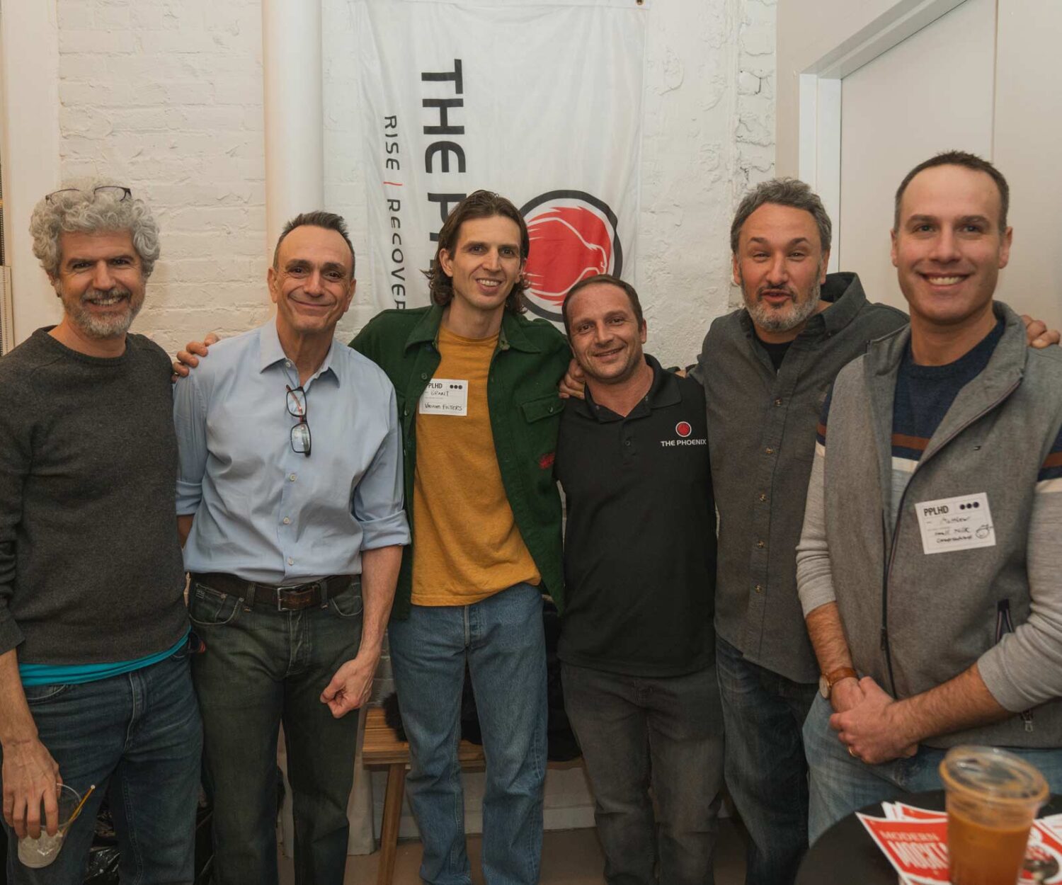 Devan, Hank Azaria, Grant, Chris, Dave Manheim, Mathew