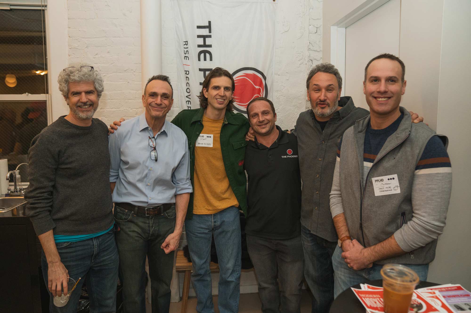 Devan, Hank Azaria, Grant, Chris, Dave Manheim, Mathew