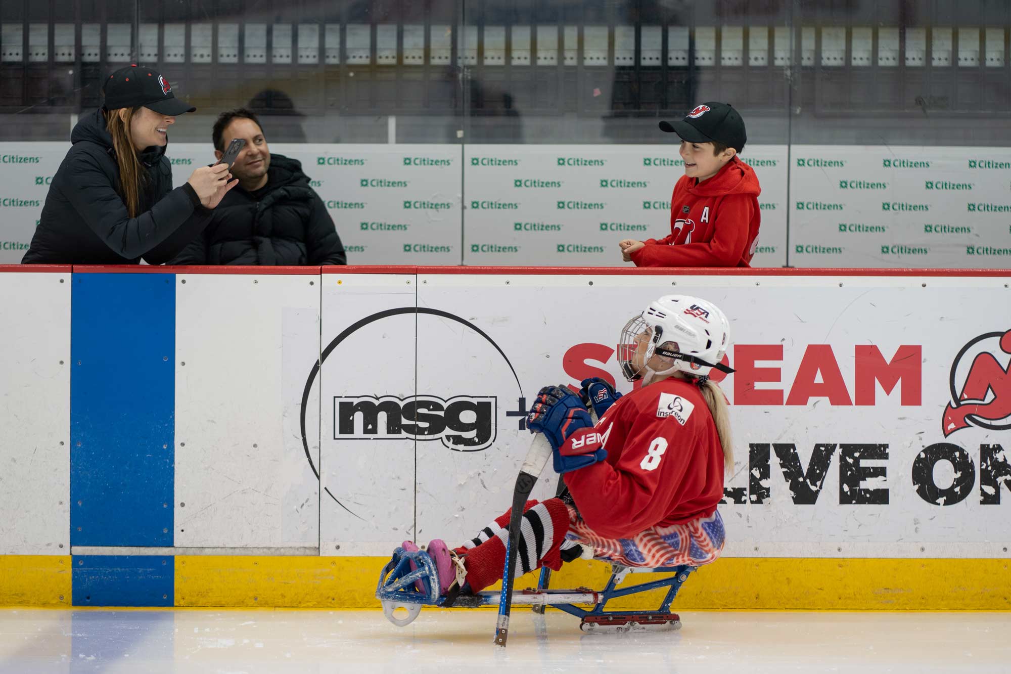Challenged Athletes Event with the NJ Devils / Photo: Jason Belsky