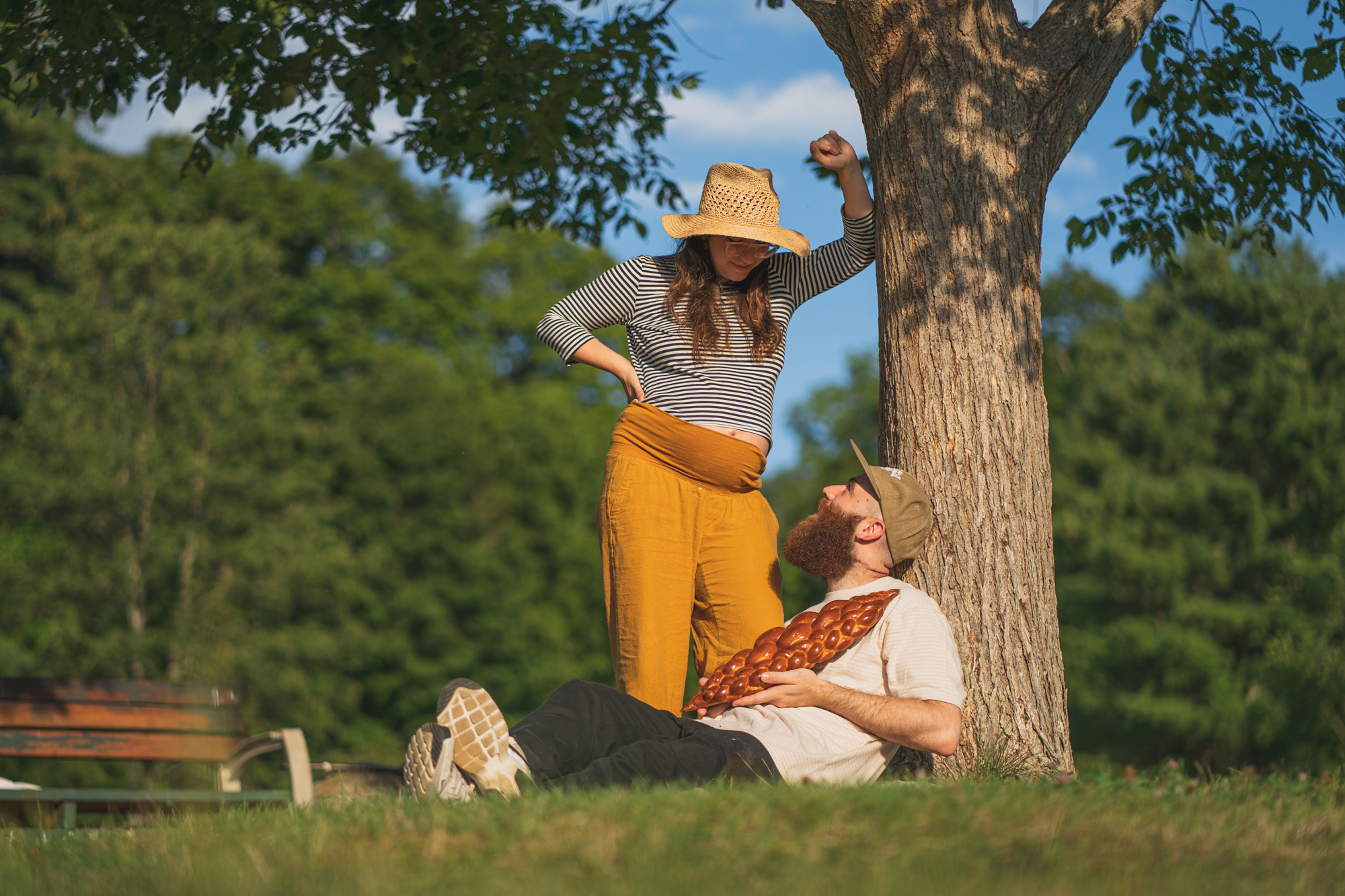 Ben Siman Tov (Ben Gingi) and Zoryana Zaryckyj (Zikki)