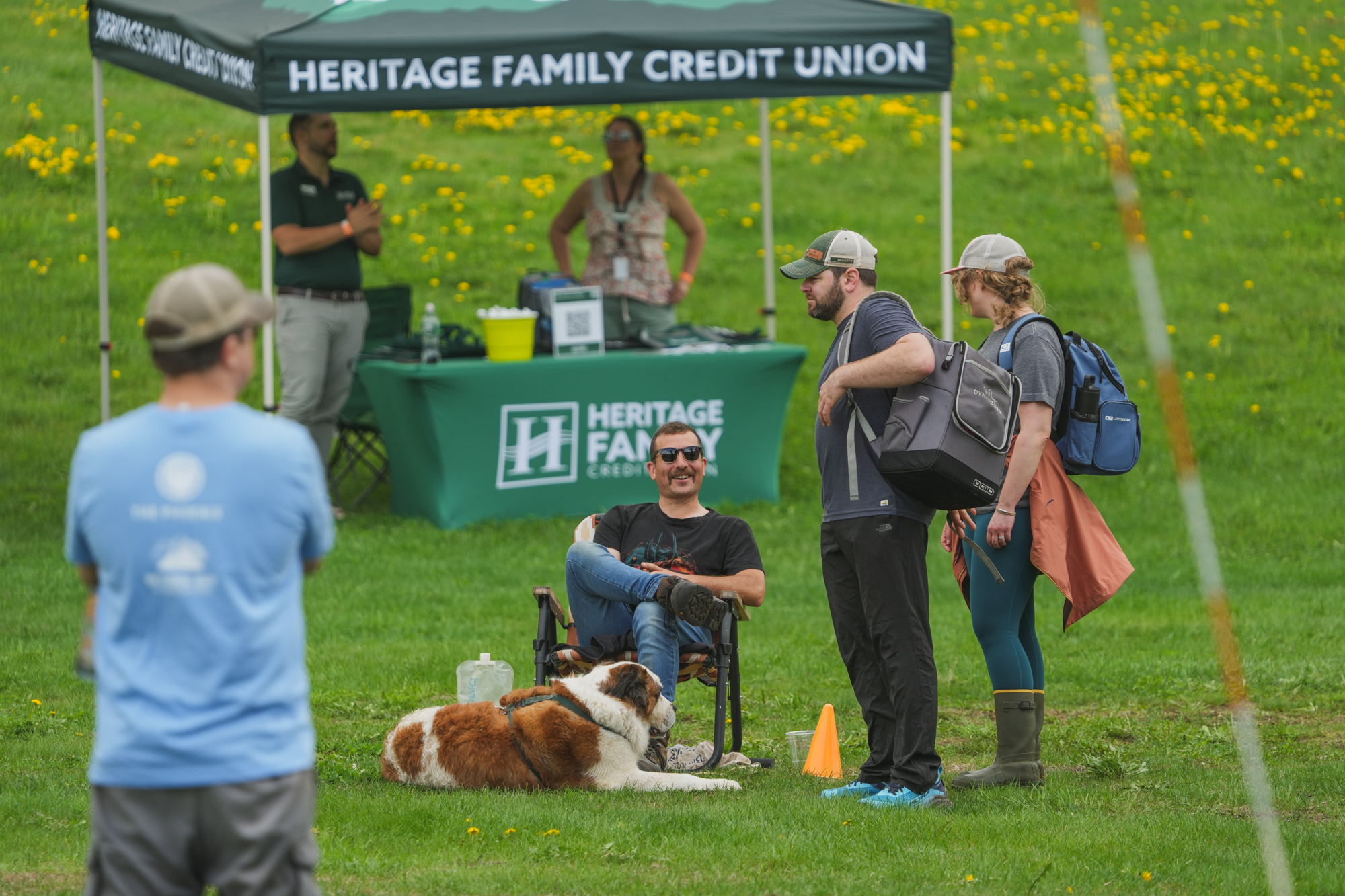 Concertgoers On The Field