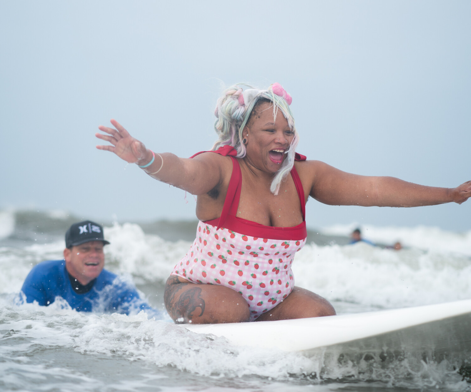 Athlete Candi Kei, Instructor Cliff Skudin // Photo: Jason Belsky