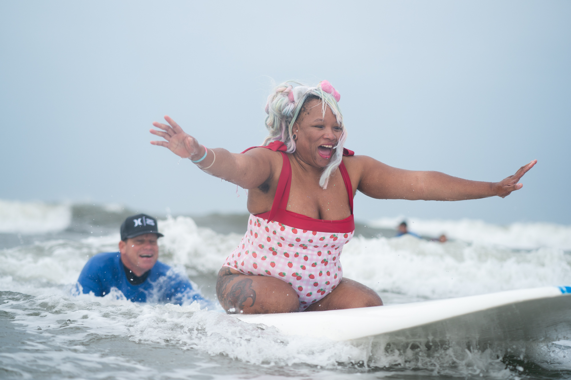 Athlete Candi Kei, Instructor Cliff Skudin // Photo: Jason Belsky