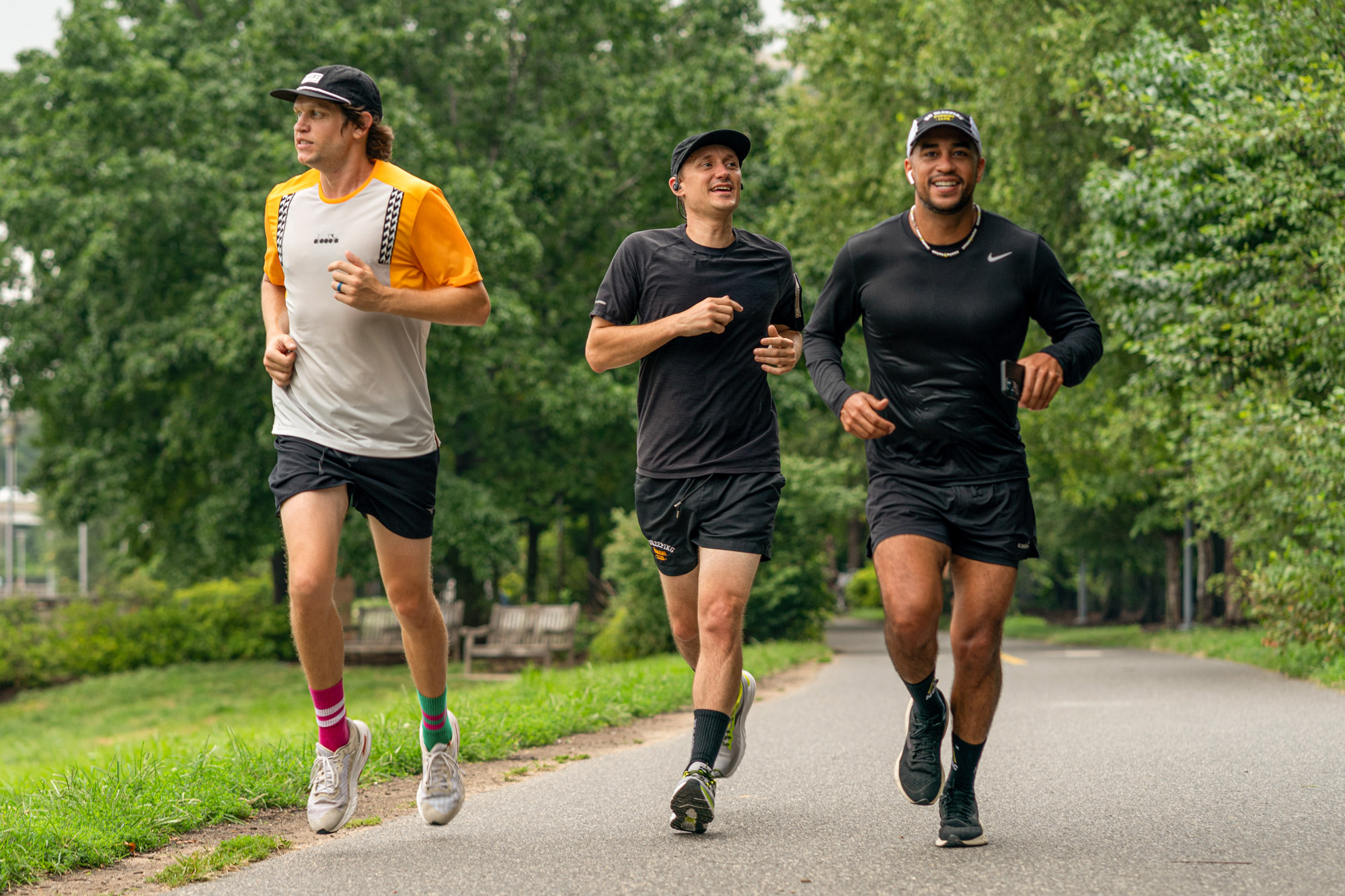 (L to R) Alex Feldman, JR Jenson, Los Antonio