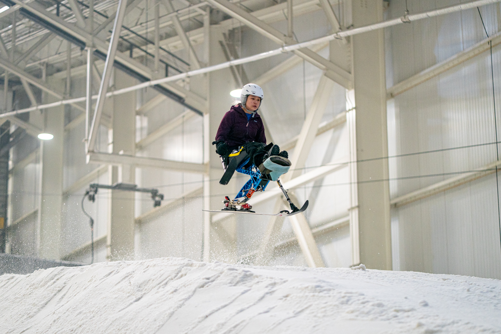 Laighton Philbrick getting some air at Big Snow