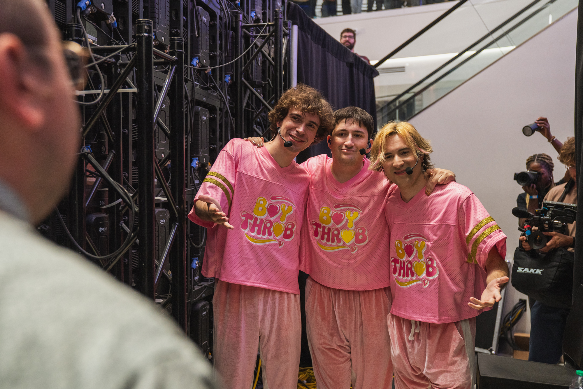 Backstage with Boy Throb